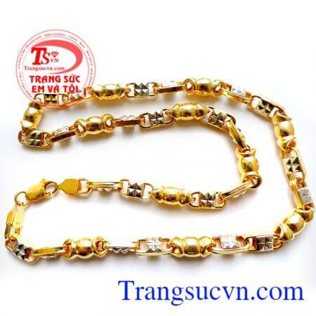 Dây chuyền nam vàng tây 10k sang trọng