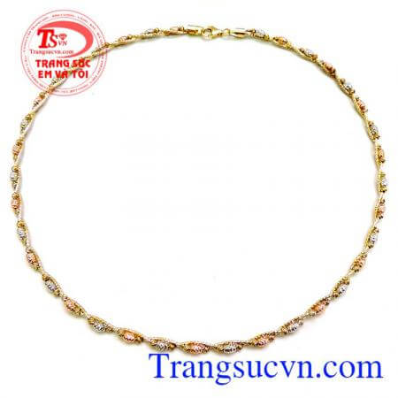 Kiềng vàng bi đẹp italy đạt tiêu chuẩn quốc tế.