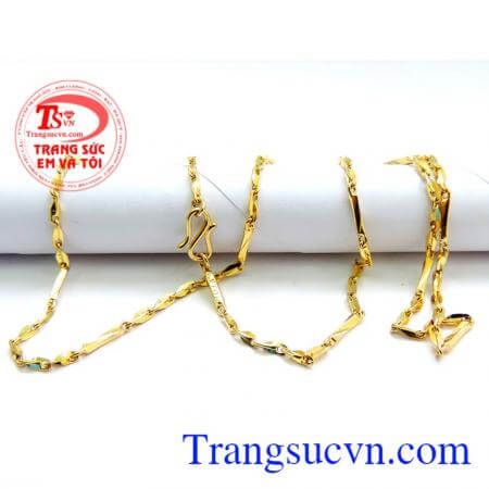 Dây chuyền vàng nữ thiết kế kiểu dáng Italy, mang lại vẻ đẹp tinh tế cho phái nữ