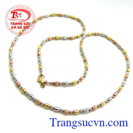 Dây chuyền nữ vàng tây sang trọng