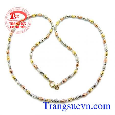 Dây chuyền nhập khẩu 10k bảo hành 6 tháng, nhận giao hàng toàn quốc