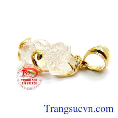 Mặt dây chuyền vàng tỳ hưu phú quý