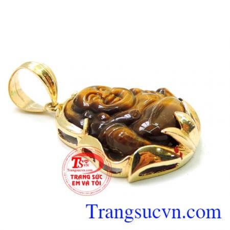 Mặt vàng phật di lặc may mắn