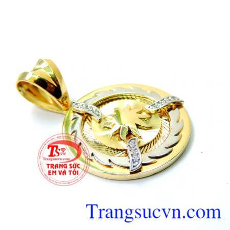 Mặt dây 18k hỏa long