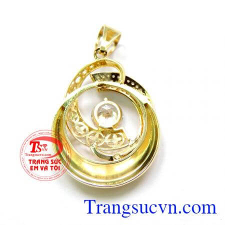 Mặt dây chuyền vàng kim cương đẹp