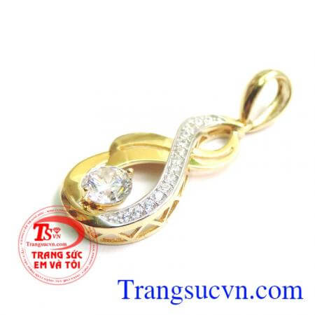 Mặt dây chuyền nữ vàng 10k thời trang