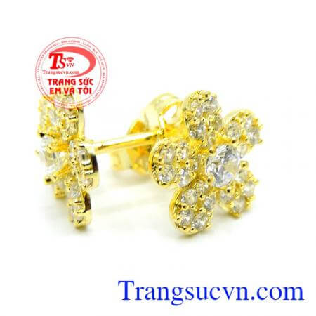 Hoa tai bông vàng đẹp.