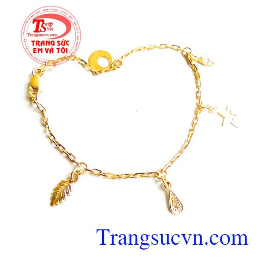 Lắc tay vàng tây thời trang