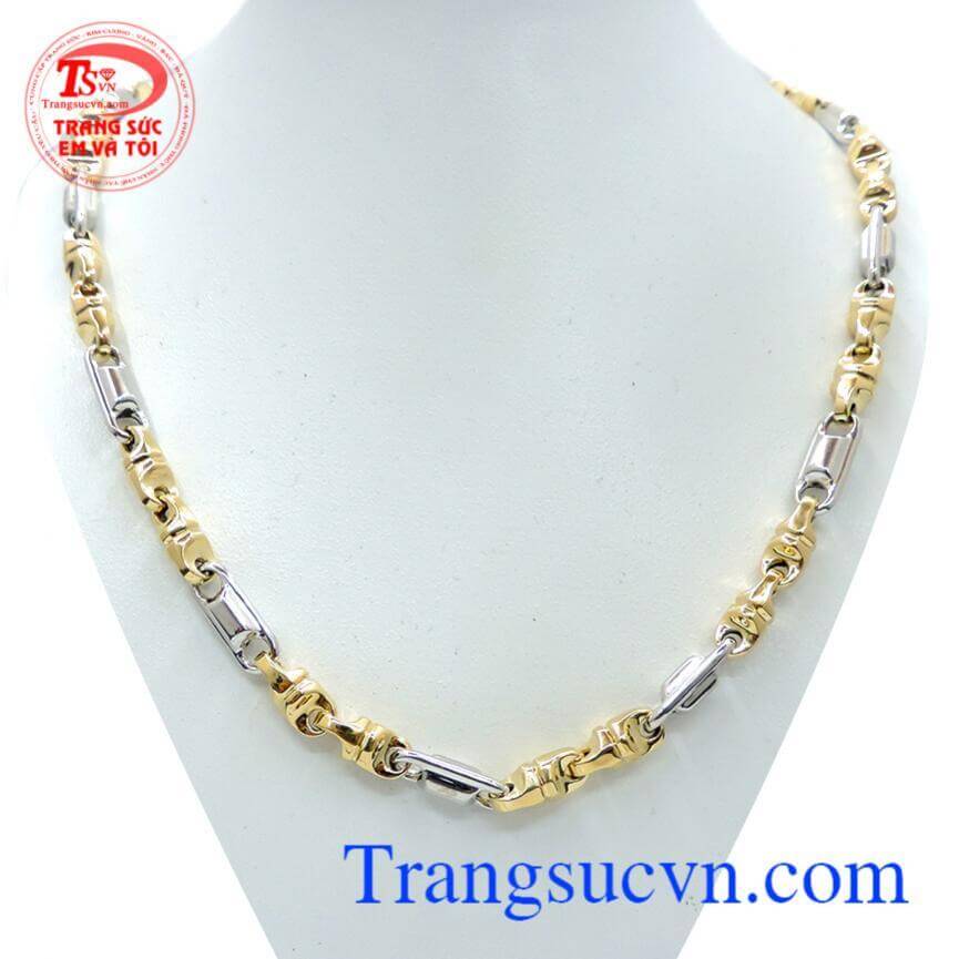Dây chuyền nam italy 18k