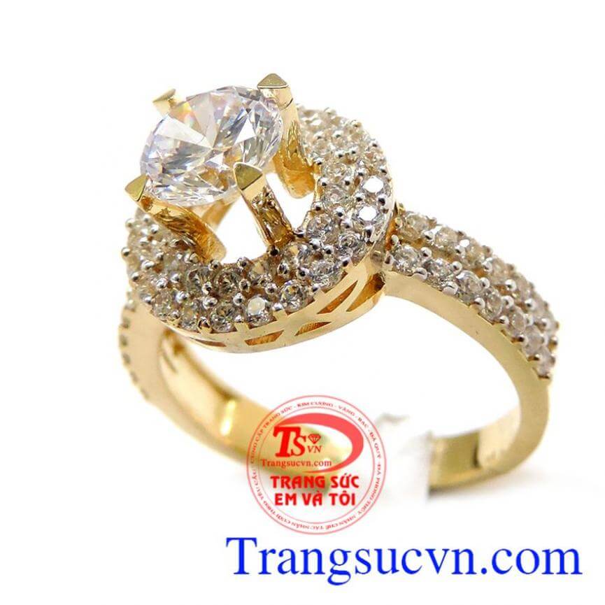Nhẫn nữ quý tộc vàng