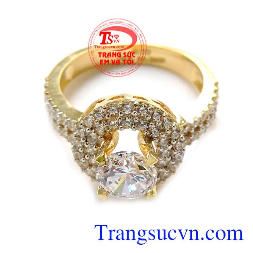 Nhẫn vàng tây nữ là món quà ý nghĩa tặng người yêu trong các ngày lễ. Nhẫn nữ quý tộc vàng