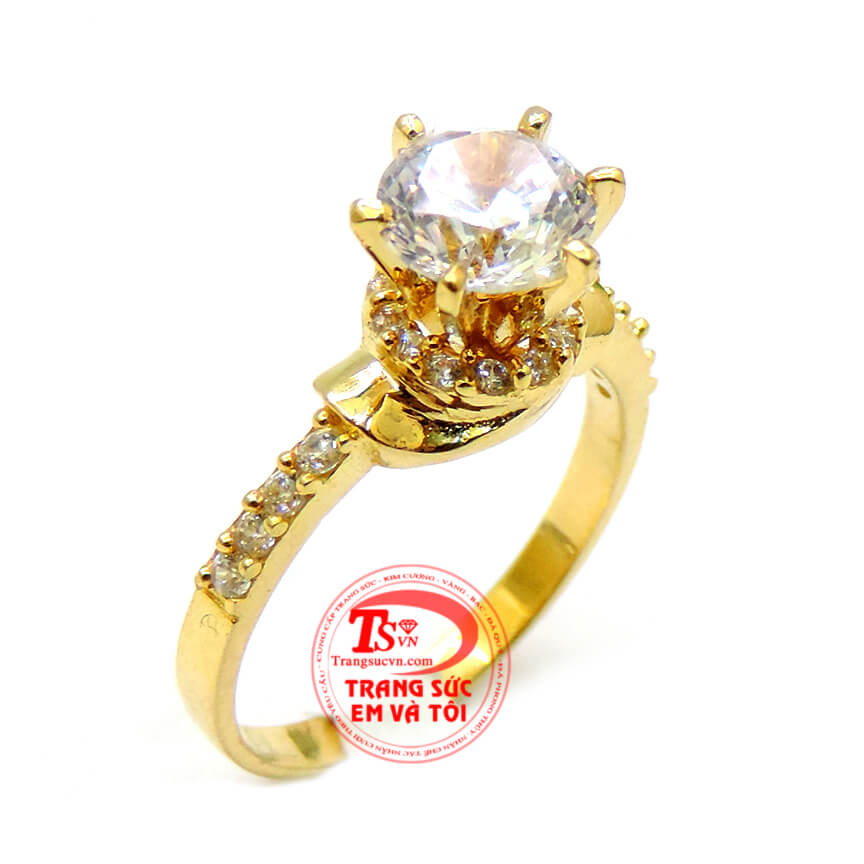 Nhẫn vàng kết đá cao quý đảm bảo chất lượng vàng bảo hành 6 tháng, giao toàn quốc. Nhẫn vàng kết đá cao quý