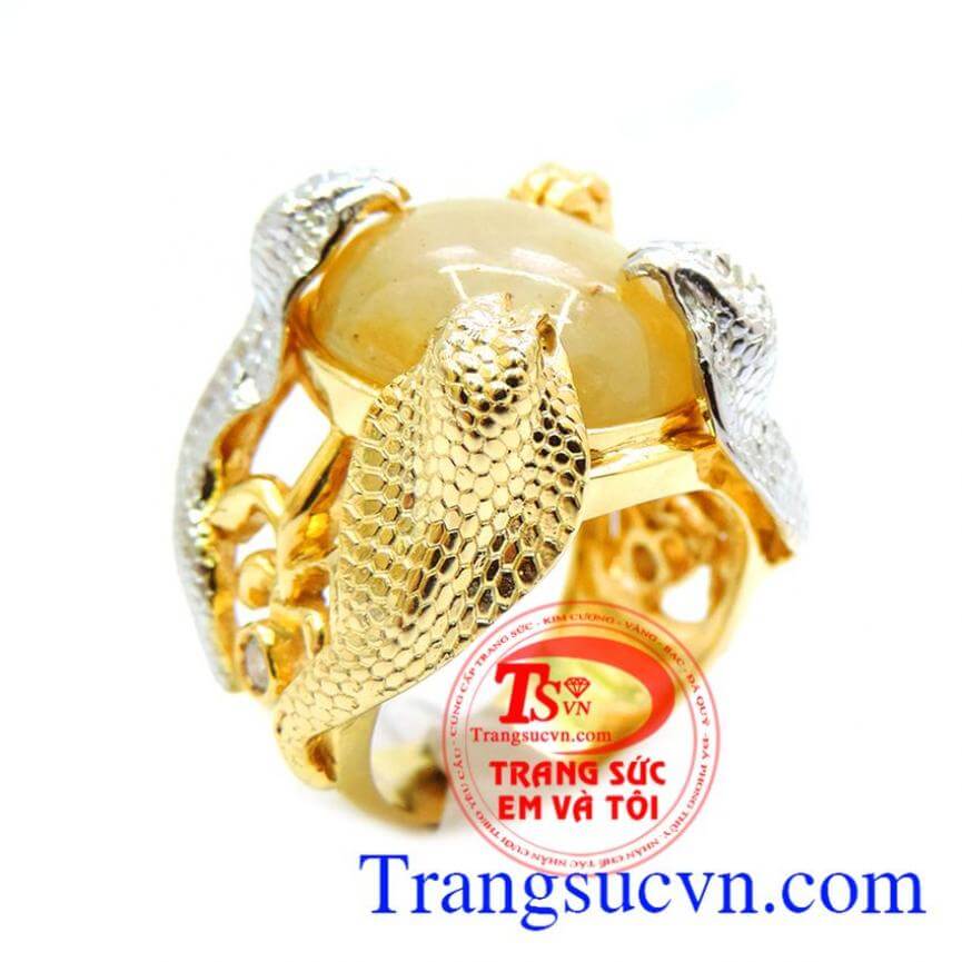 Nhẫn nam tuổi tỵ sapphire