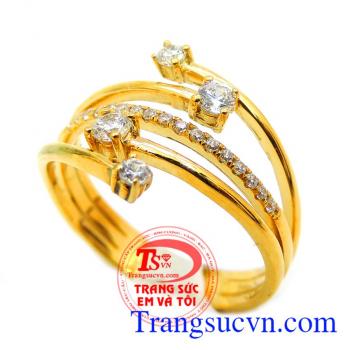 Là món quà ý nghĩa cho người phụ nữ của bạn. Nhẫn nữ đá quý 18k korea
