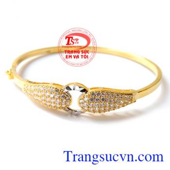 Vòng tay vàng có kiểm định vàng, bảo hành 6 tháng. Vòng tay tâm đầu ý hợp