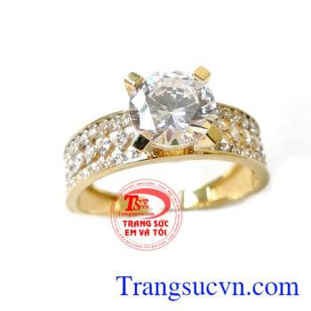 nhẫn nữ vàng tây, thanh toán an toàn. Nhẫn vàng cho nữ đẹp