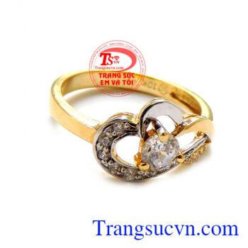 Nhẫn nữ bảo hành 6 tháng giao toàn quốc, thanh toán an toàn. Trái tim ngọt ngào