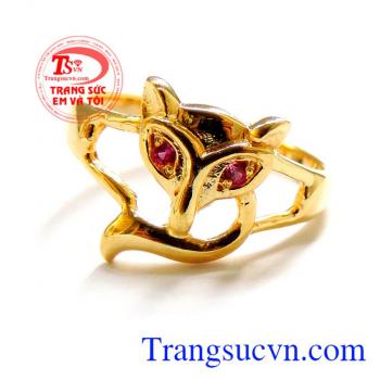 Nhẫn hồ ly vàng Nhẫn nữ là món quà ý nghĩa dành cho phái đẹp.
