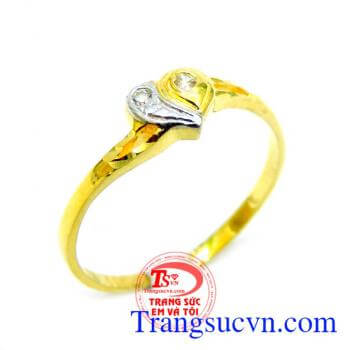 Nhẫn nữ âm dương dao hòa Sang Trọng.