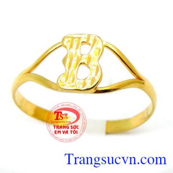 Nhẫn nữ chữ B