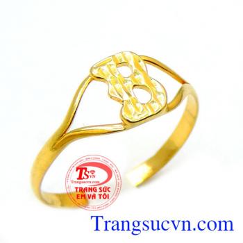 Nhẫn nữ chữ B