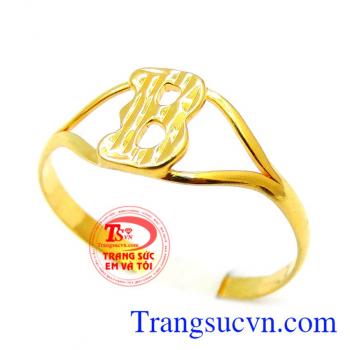 Nhẫn nữ chữ B