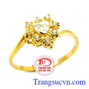 Nhẫn trái tim trong sáng
