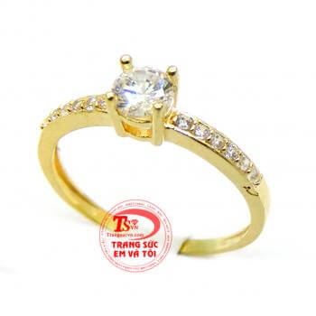 Nhẫn nữ là món quà tặng Vợ. Nhẫn nữ tình vàng