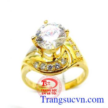 Bán nhẫn nữ vàng dành cho nữ. Nhẫn vàng tâm đểm hạnh phúc