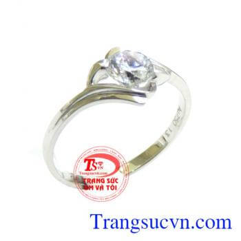 Nhẫn 18k vàng trắng giao toàn quốc phái đẹp Ưa Chuộng và Bình chọn nhiều năm. Nhẫn 18k vàng trắng