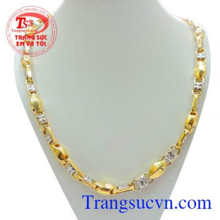 Dây chuyền nam vàng 10k thời trang, hiện đại. Dây chuyền nam bảo hành 6 tháng, giao hàng nhanh trên toàn quốc