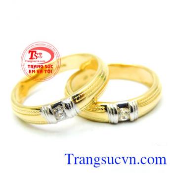 Nhẫn cưới 18k tình yêu hoàn hảo