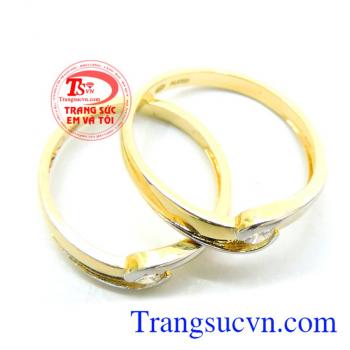 Nhẫn vàng đảm bảo chất lượng và tinh tế, Nhẫn cưới bảo hành 1 năm, khắc tên miễn phí nhẫn cưới đẹp