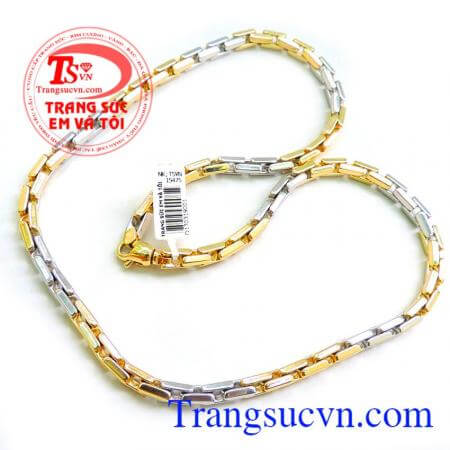 Dây chuyền italy,Ý 750 dành cho nam bảo hành 1 năm, Uy tín khách hàng bình chọn nhiều năm