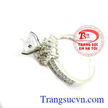 Nhẫn nữ vàng trắng kết kim nhân tạo dành cho nữ,nhẫn nữ vàng tây,được thiết kế tinh tế, đeo xinh xinh trên ngón tay đeo nhẫn, nhẫn nữ bảo hành 6 tháng giao toàn quốc, thanh toán an toàn