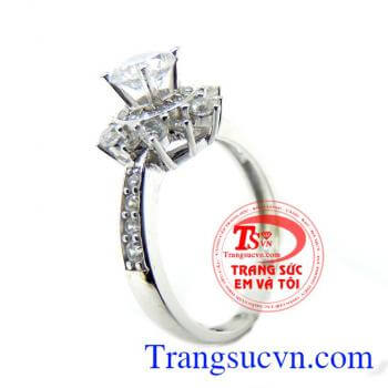 Nhẫn nữ vàng tây dành cho phái đẹp phù hợp làm quà tặng sinh nhật hoặc trong các dịp ý nghĩa