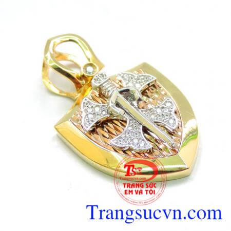 Mặt dây vàng 18k may mắn