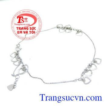 Chiếc Lắc chân tình yêu trái tim đặc biệt dành cho Tình yêu,