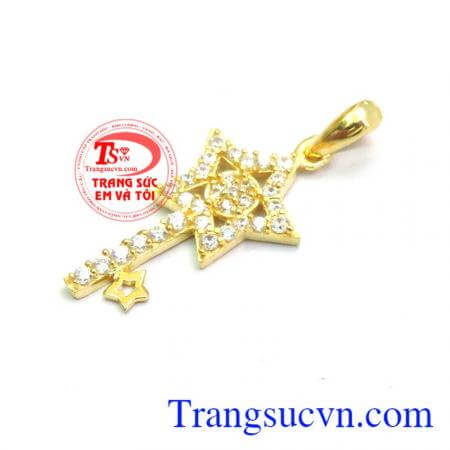 Mặt dây nữ vàng tây