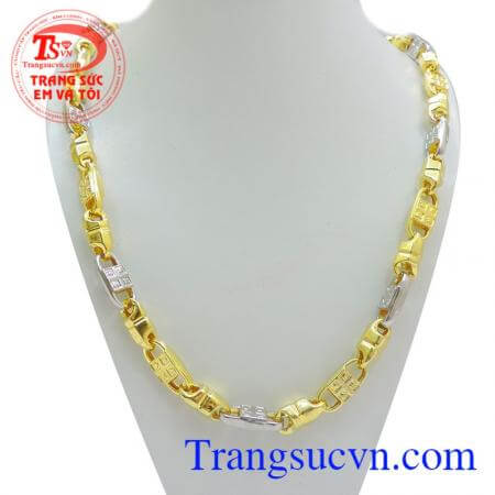 Bảo hành 6 tháng,dây chuyền vàng nam đẹp. Dây chuyền vàng tây đẹp