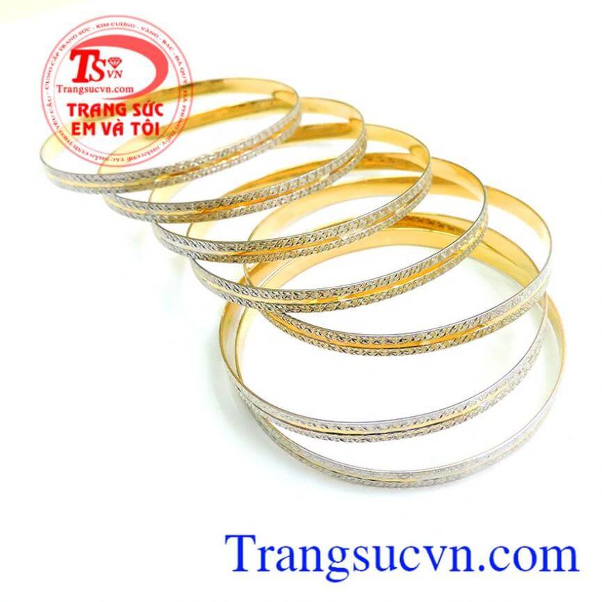 Vòng tuần vàng 18k italy