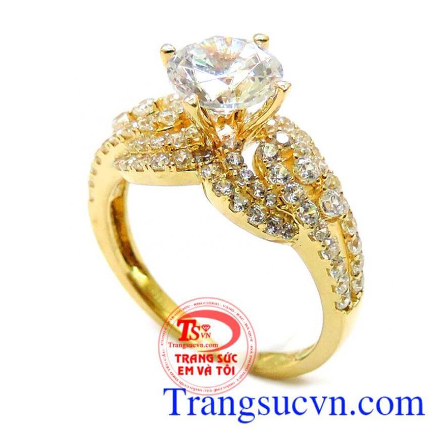 Nhẫn vàng 18k Nữ
