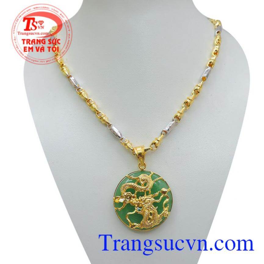 Mặt dây rồng ngọc tài danh bộ