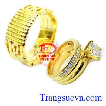 Nhẫn cưới chế tác đẹp sang trọng, đẳng cấp