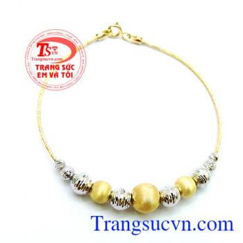 Chiếc lắc vàng italy hạnh phúc chất lượng vàng đảm bảo.