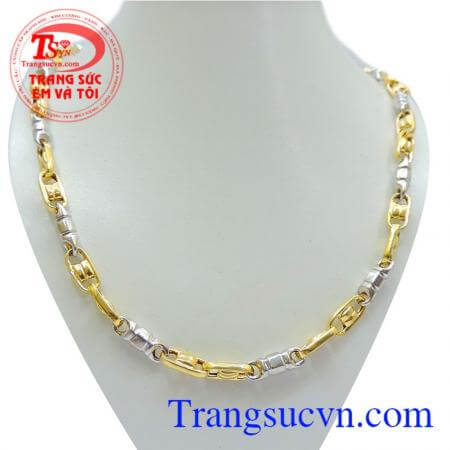 Vòng vàng nam tính đeo cổ nam tinh tế và sang trọng nam tính