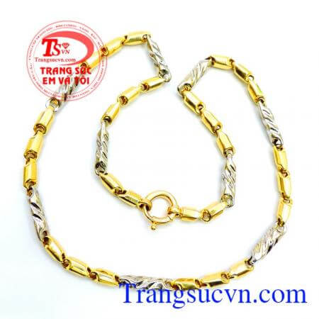 Dây chuyền vàng nam 10k đẹp, sang trọng