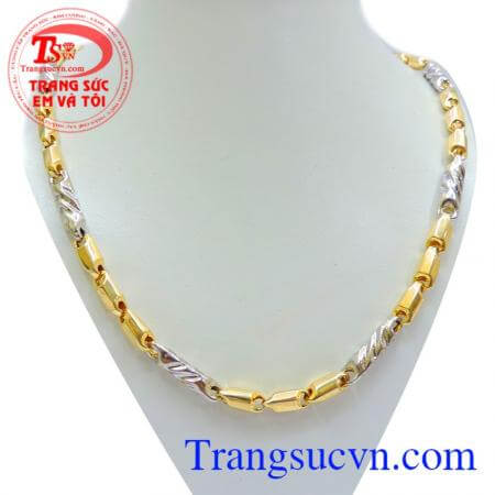 Dây chuyền vàng nam 10k đẹp, sang trọng