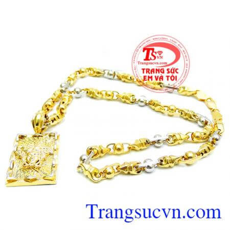 Bộ dây chuyền vàng hàng hiệu