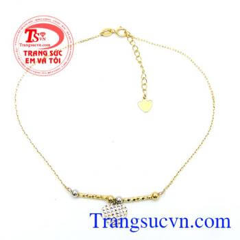 Lắc vàng chân nữ tình yêu